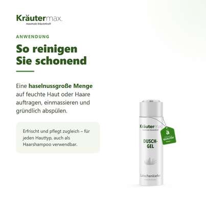 Sie sehen eine Packung Latschenkiefer Duschgel 250 ml, Produktbild: 04 Latschenkiefer Duschgel 250 ml, A-Nr.: 5804499 - 04