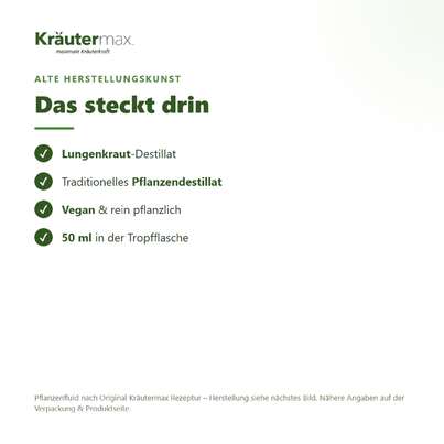 Sie sehen eine Packung Lungenkraut Tropfen Fluid 50 ml, Produktbild: 04 Lungenkraut Tropfen Fluid 50 ml, A-Nr.: 4730540 - 04