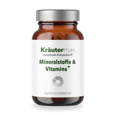 Sie sehen eine Packung Mineralstoffe und Vitamine Kapseln 60 Stück, Produktbild: 01 Mineralstoffe und Vitamine Kapseln 60 Stück, A-Nr.: 5679120 - 01