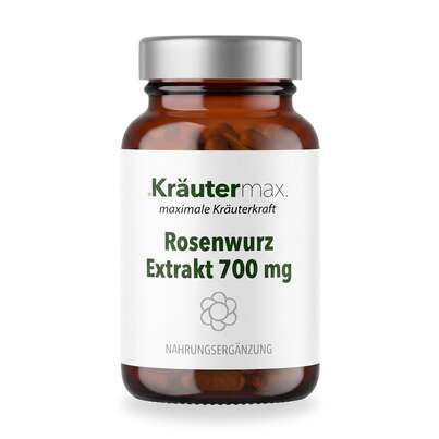 Sie sehen eine Packung Rosenwurz Kapseln 100 Stück, Produktbild: 01 Rosenwurz Kapseln 100 Stück, A-Nr.: 4588556 - 01