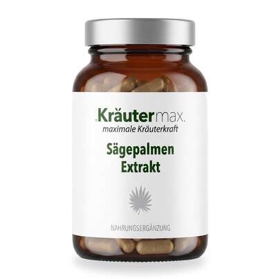 Sie sehen eine Packung Sägepalme Extrakt Kapseln 90 Stück, Produktbild: 01 Sägepalme Extrakt Kapseln 90 Stück, A-Nr.: 5879385 - 01