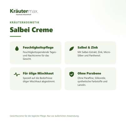 Salbei Creme 50 ml, A-Nr.: 5883719 - 02