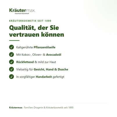 Sie sehen eine Packung Avocado Seife 100 g, Produktbild: 05 Avocado Seife 100 g, A-Nr.: 4760239 - 05