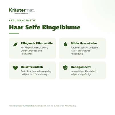 Haar Seife Ringelblume 100 g, A-Nr.: 4938683 - 02