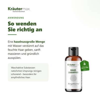 Sie sehen eine Packung Ringelblume Shampoo 250 ml, Produktbild: 04 Ringelblume Shampoo 250 ml, A-Nr.: 5858839 - 04