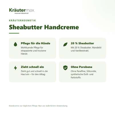 Sheabutter Handcreme 70 ml, A-Nr.: 4319537 - 02