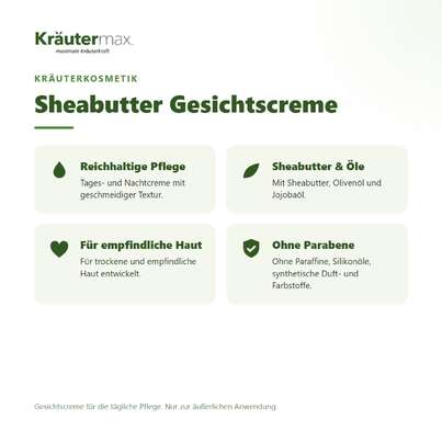 Sheabutter Gesichtscreme 100 ml, A-Nr.: 4434267 - 02