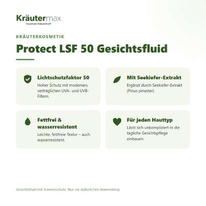 Protect LSF 50 Gesichtsfluid 30 ml, A-Nr.: 6136114 - 02