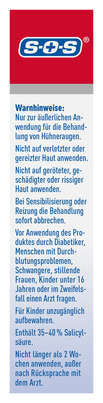 SOS HÜHNERAUGEN-EX AKUT PFLASTER 8ST, A-Nr.: 6142132 - 02