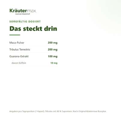 Sie sehen eine Packung Tribulus+ Kapseln 90 Stück, Produktbild: 03 Tribulus+ Kapseln 90 Stück, A-Nr.: 6130034 - 03