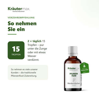 Sie sehen eine Packung Weidenröschen Tropfen Fluid 50 ml, Produktbild: 05 Weidenröschen Tropfen Fluid 50 ml, A-Nr.: 4317952 - 05