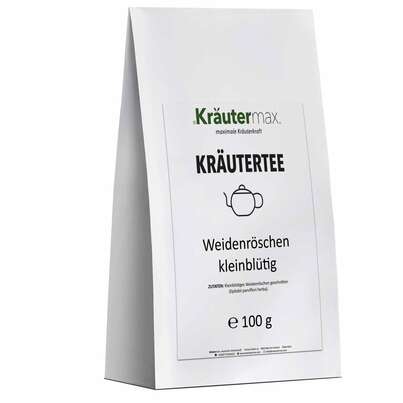 Sie sehen eine Packung Weidenröschen Tee 100 g, Produktbild: 01 Weidenröschen Tee 100 g, A-Nr.: 4317426 - 01