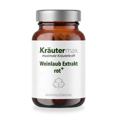 Sie sehen eine Packung Weinlaub Kapseln 60 Stück, Produktbild: 01 Weinlaub Kapseln 60 Stück, A-Nr.: 4588579 - 01
