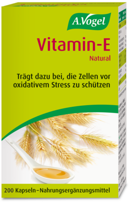 Sie sehen eine Packung A.Vogel Vitamin-E Natural, Produktbild: 01 A.Vogel Vitamin-E Natural, A-Nr.: 6159575 - 01