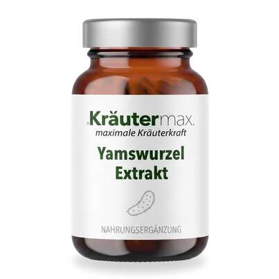 Sie sehen eine Packung Yamswurzel Kapseln 90 Stück, Produktbild: 01 Yamswurzel Kapseln 90 Stück, A-Nr.: 5942161 - 01