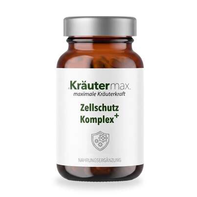Sie sehen eine Packung Zellschutz Komplex+ Kapseln 60 Stück, Produktbild: 01 Zellschutz Komplex+ Kapseln 60 Stück, A-Nr.: 6130063 - 01