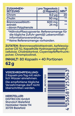 Sie sehen eine Packung Zirkulin Apfelessig+Brennessel KPS 80ST, Produktbild: 02 Zirkulin Apfelessig+Brennessel KPS 80ST, A-Nr.: 6142244 - 02