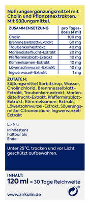Zirkulin Leber Elixir 120ML, A-Nr.: 6142267 - 04
