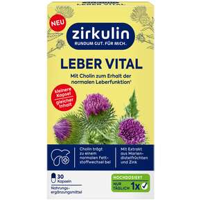Zirkulin Leber Vital hochdosiert KAP 30ST, A-Nr.: 6142250 - 01