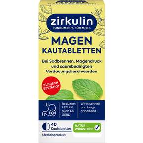 ZIRKULIN Magen-Kautabletten 40ST, A-Nr.: 6142221 - 01