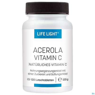 Acerola Vitamin C Lutschtabl Life Light 120st, A-Nr.: 4036673 - 02