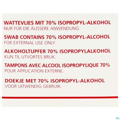 Sie sehen eine Packung Alkoholtupfer Alkotip/70% Isoprop. 60x 28mm Einz Verp 250+10stk G6 02 260st, Produktbild: 05 Alkoholtupfer Alkotip/70% Isoprop. 60x 28mm Einz Verp 250+10stk G6 02 260st, A-Nr.: 5592784 - 05