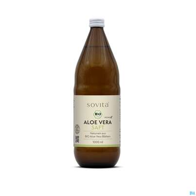 Sie sehen eine Packung Aloe Vera Saft Bio Sovita 1l, Produktbild: 01 Aloe Vera Saft Bio Sovita 1l, A-Nr.: 3863368 - 01