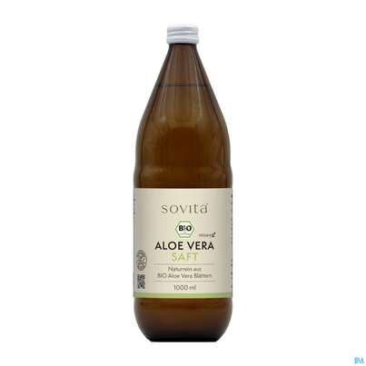 Sie sehen eine Packung Aloe Vera Saft Bio Sovita 1l, Produktbild: 02 Aloe Vera Saft Bio Sovita 1l, A-Nr.: 3863368 - 02
