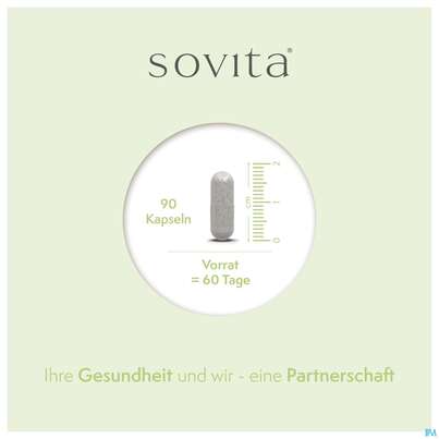 Sie sehen eine Packung Apfelessig Plus Kapseln Sovita 90st, Produktbild: 09 Apfelessig Plus Kapseln Sovita 90st, A-Nr.: 3862966 - 09