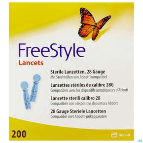 Diagnostika U.zubehoer Freestyle Lanzetten -abbott 200st, A-Nr.: 3001106 - 01