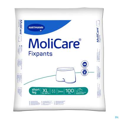 Inkontinenz Molicare Fixpants Netzhoeschen Short Leg Gr Xl 100st, A-Nr.: 4743850 - 01