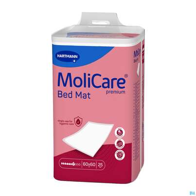 Inkontinenz Molicare Premium/bed Mat 7 Tropfen 60x60cm 25st, A-Nr.: 4522209 - 01