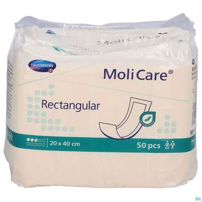 Inkontinenz Molicare Rectangular 3 Tropfen 20x40cm 50st, A-Nr.: 4522221 - 01