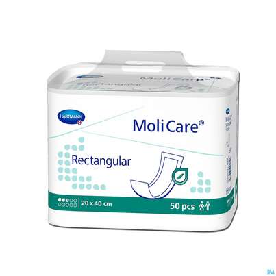 Inkontinenz Molicare Rectangular 3 Tropfen 20x40cm 50st, A-Nr.: 4522221 - 04