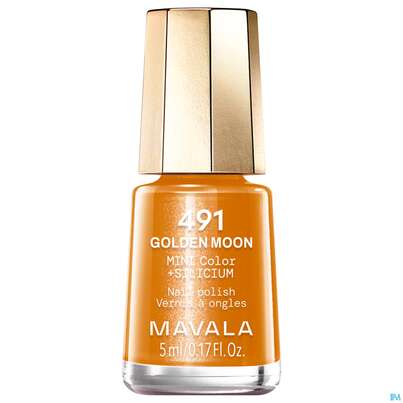 Sie sehen eine Packung Mavala Nagellack Reverie +si 491 Golden Moon 5ml, Produktbild: 01 Mavala Nagellack Reverie +si 491 Golden Moon 5ml, A-Nr.: 6006162 - 01