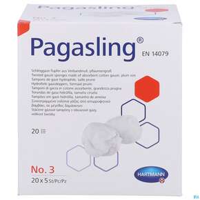 Pagasling Schlinggaze Tupfer Steril Gr 3 100st, A-Nr.: 4397230 - 01