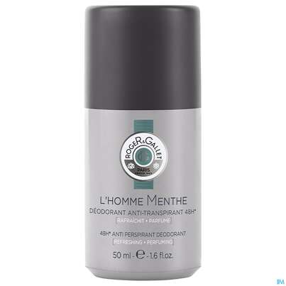 Roger &amp; Gallet Homme Maenner Deo Roll-on Menthe 50ml, A-Nr.: 5599906 - 01