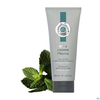 Roger &amp; Gallet Homme Maenner Duschgel Menthe 200ml, A-Nr.: 5448751 - 03