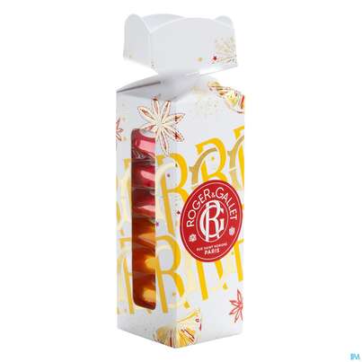 Sie sehen eine Packung Roger & Gallet Xmas/badetabl Energizing 3x Bdo +3x Gr 1st, Produktbild: 02 Roger & Gallet Xmas/badetabl Energizing 3x Bdo +3x Gr 1st, A-Nr.: 5817680 - 02
