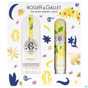 Roger &amp;amp; Gallet Xmas/set 2024 Cedrat 30ml Fragrant+handcr 30ml 1pk, A-Nr.: 5916459 - 01