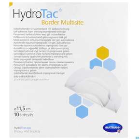 Schaumverband Hydrotac Border Multisite 11,5cm 10st, A-Nr.: 5310509 - 01