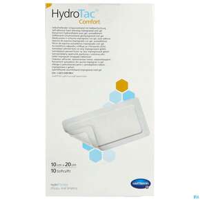Schaumverband Hydrotac Comfort 10x 20cm 10st, A-Nr.: 4134039 - 01