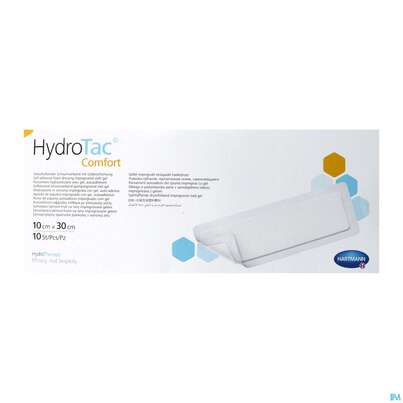 Schaumverband Hydrotac Comfort 10x30cm 10st, A-Nr.: 5310484 - 02