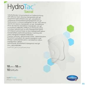 Schaumverband Hydrotac Sacral 18x 18cm 10st, A-Nr.: 4134074 - 01