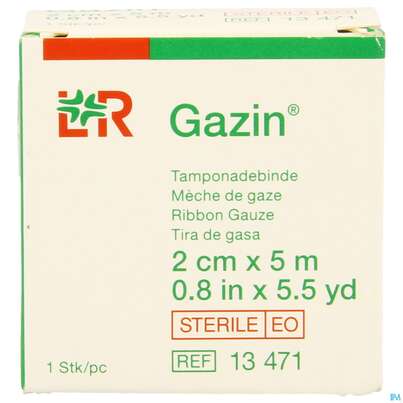 Tamponadebinden Gazin Gero Steril 5mx 2cm 1st, A-Nr.: 4124360 - 01