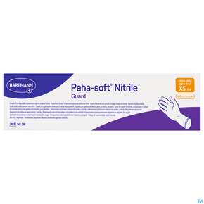 Untersuchungshandschuhe Peha/soft/puderfrei Nitrile Guard Xs 100st, A-Nr.: 3462698 - 01