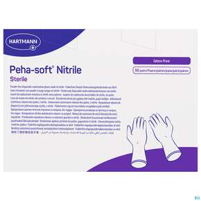 Untersuchungshandschuhe Peha/soft/puderfrei Nitrile Sterile S 100st, A-Nr.: 3997583 - 01