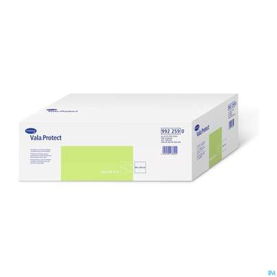 Sie sehen eine Packung Valaprotect Einmal-schutzlaken Spezial Eco 80x 175cm 4x25 100st, Produktbild: 02 Valaprotect Einmal-schutzlaken Spezial Eco 80x 175cm 4x25 100st, A-Nr.: 2369376 - 02