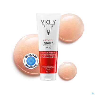 Sie sehen eine Packung Vichy Liftactiv Specialist B3 Reinigungsgel 125ml, Produktbild: 04 Vichy Liftactiv Specialist B3 Reinigungsgel 125ml, A-Nr.: 5956513 - 04