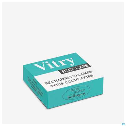 Vitry 10 Nachfüllklingen Hornhaut 10pcs, A-Nr.: 4633601 - 06